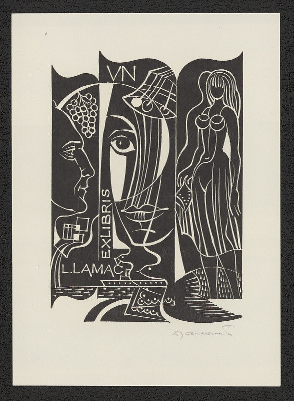 Dušan Janoušek – Ex Libris L. Lamač 