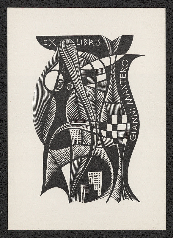 Dušan Janoušek – Ex Libris Gianni Mantero 