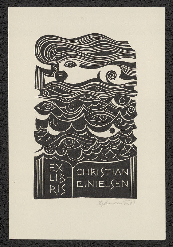 Dušan Janoušek – Ex Libris Christian E. Nielsen 