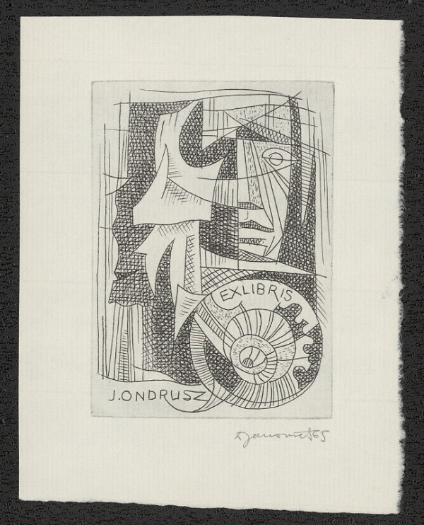 Dušan Janoušek – Ex Libris J. Ondrusz 