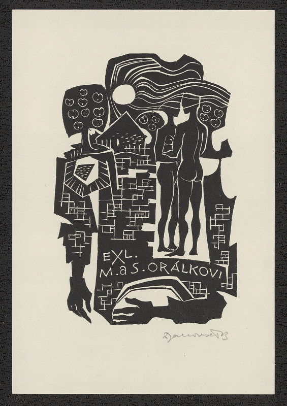 Dušan Janoušek – Ex Libris M. a S. Orálkovi