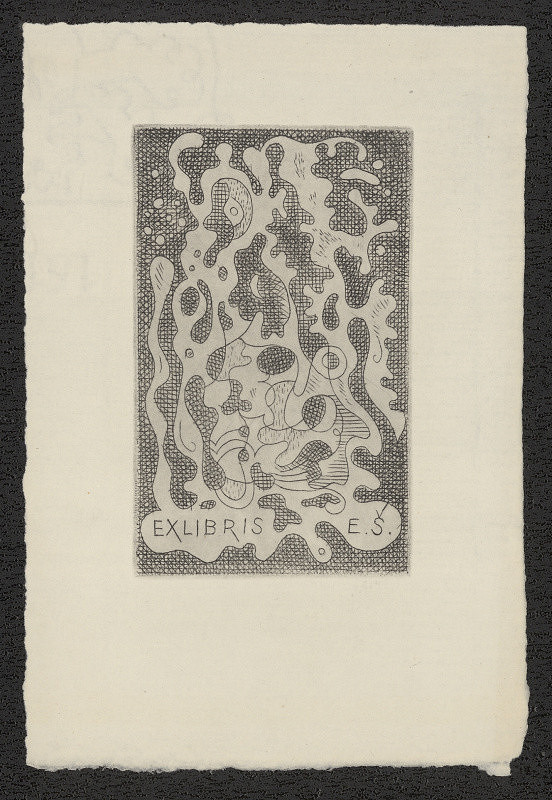 Dušan Janoušek – Ex Libris E.Š. (Evž. Šindelář) 