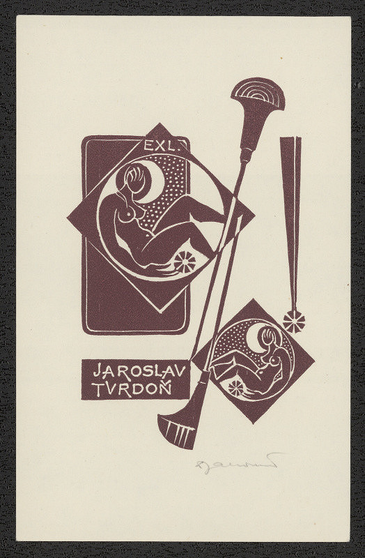 Dušan Janoušek – Ex Libris Jaroslav Tvrdoń 
