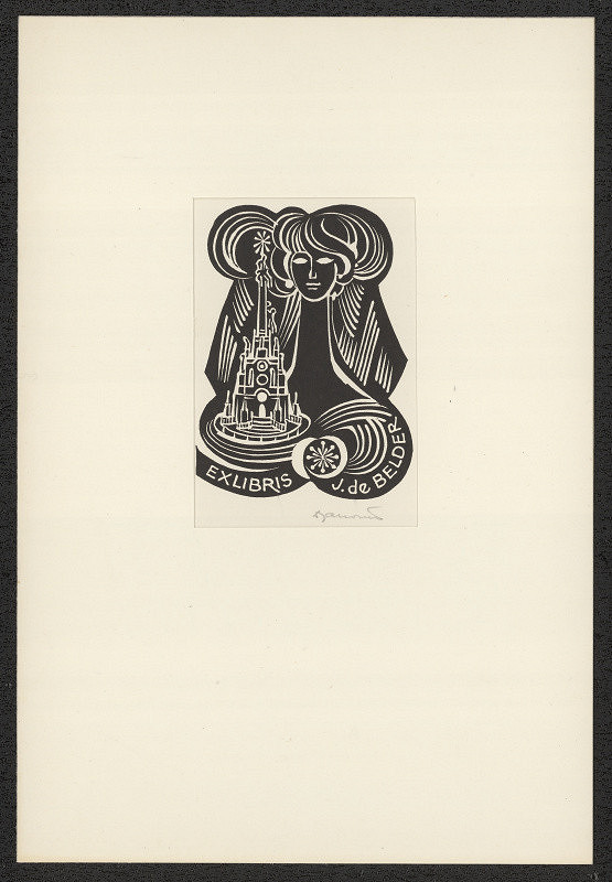 Dušan Janoušek – Ex Libris J. de Belder 