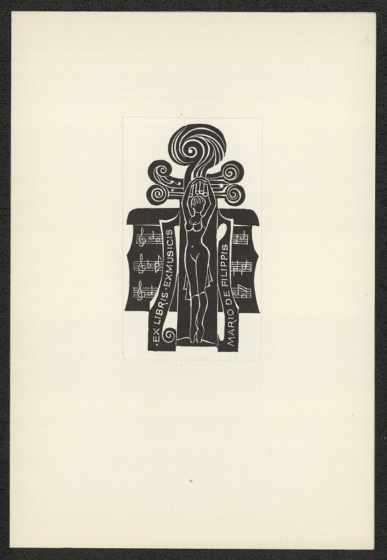 Dušan Janoušek – Ex Libris Mario de Filippis 