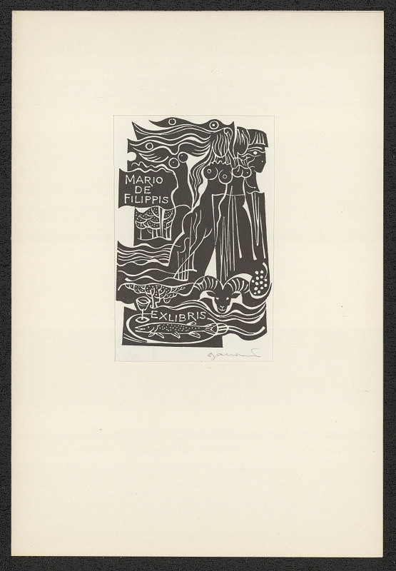 Dušan Janoušek – Ex Libris Mario de Filippis 