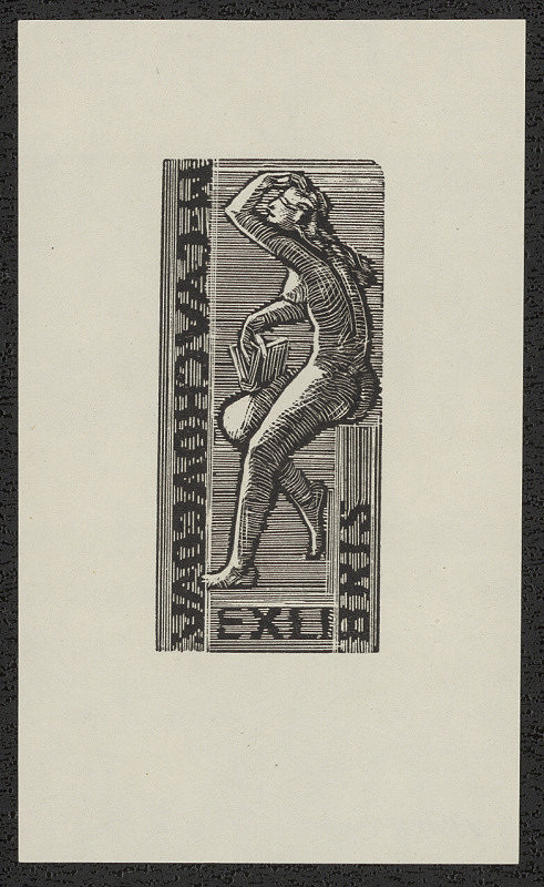 Jiří Jaška – Exlibris M. Cvachovcová 