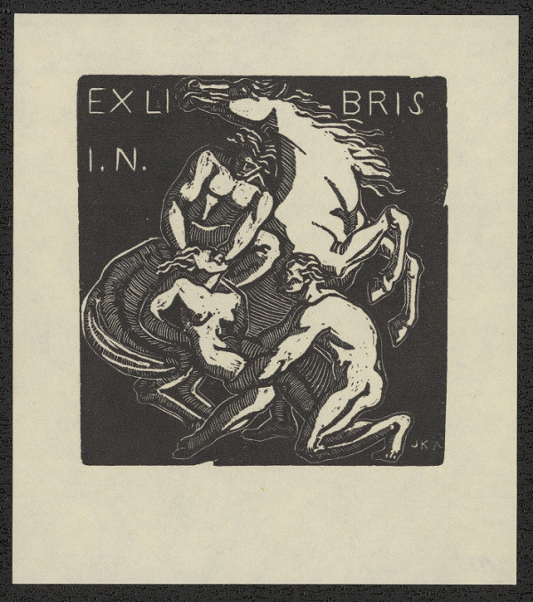 Jiří Jaška – Exlibris I.N. (Irena Nováková) 