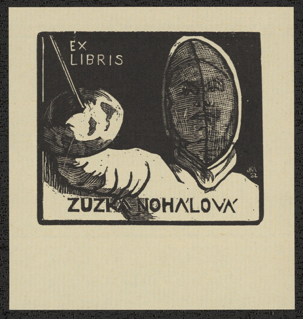 Jiří Jaška – Exlibris Zuzka  Nohálová 