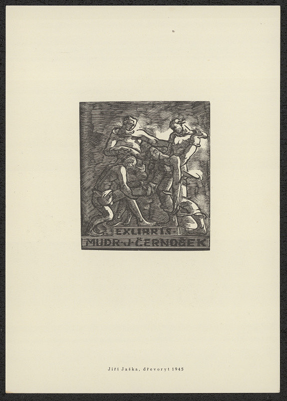 Jiří Jaška – Exlibris MUDr. J. Černošek 