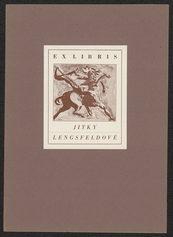 Jiří Jaška – Ex libris Jitky Lengsfeldové 