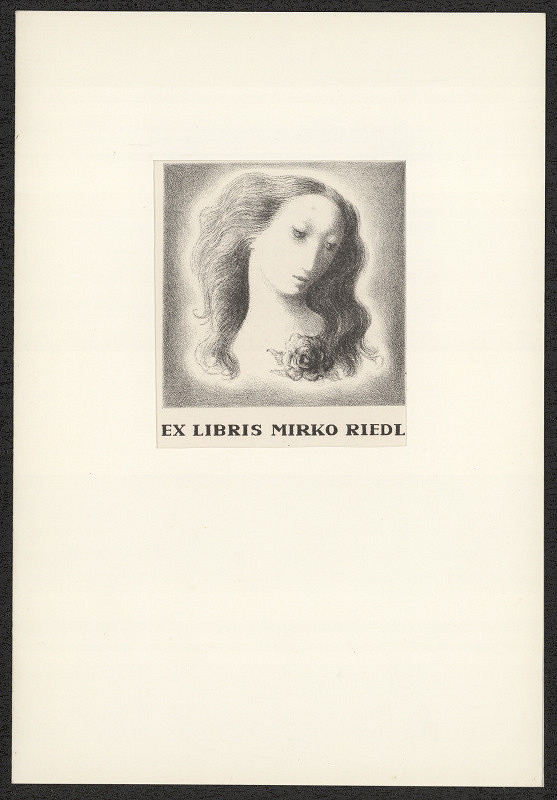 Ludmila Jiřincová – Ex LIbris Mirko Riedl 
