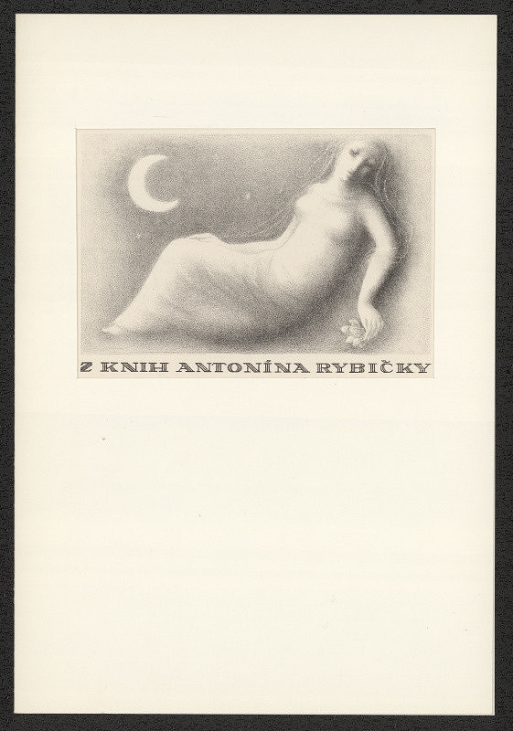 Ludmila Jiřincová – Ex libris Míla Hníková 