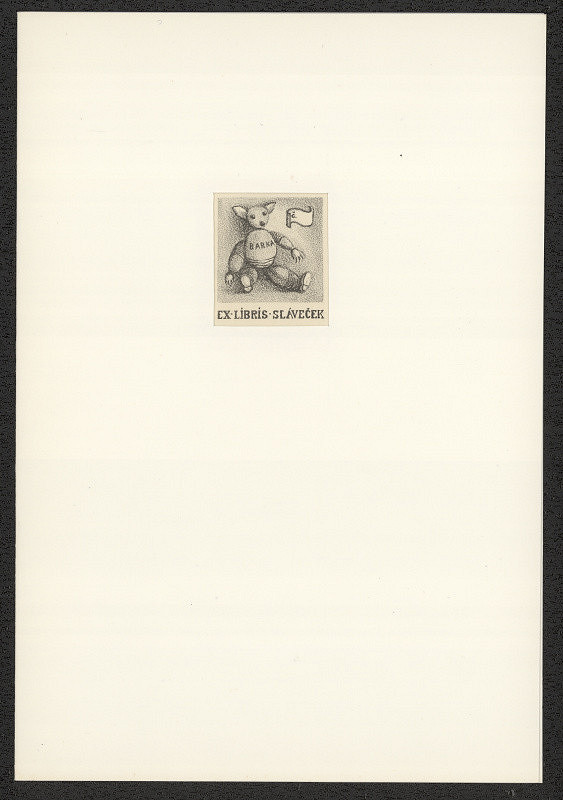 Ludmila Jiřincová – Ex libris Sláveček (Miroslav Jiřinec) 