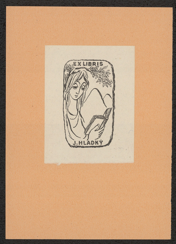 Václav Bedřich – Ex libris J. Hladký. in Knižní značky V. Bedřicha 