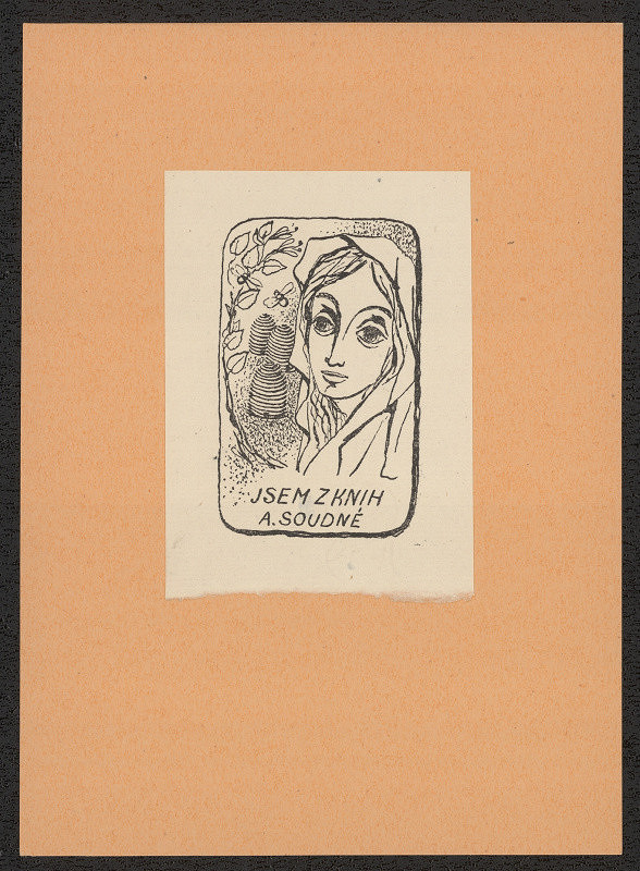 Václav Bedřich – Jsem z knih A. Soudné. in Knižní značky V. Bedřicha 