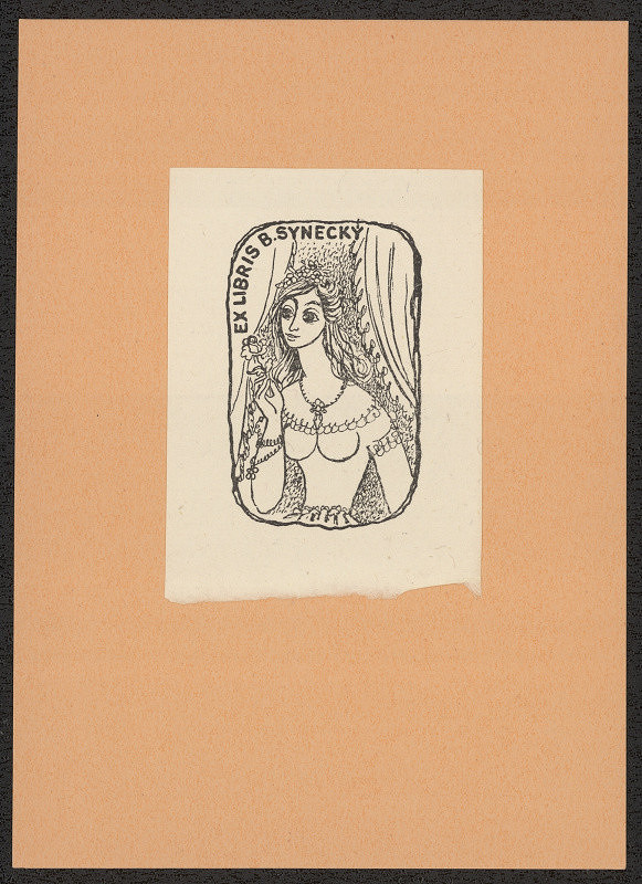 Václav Bedřich – Ex libris B. Synecký. in Knižní značky V. Bedřicha 