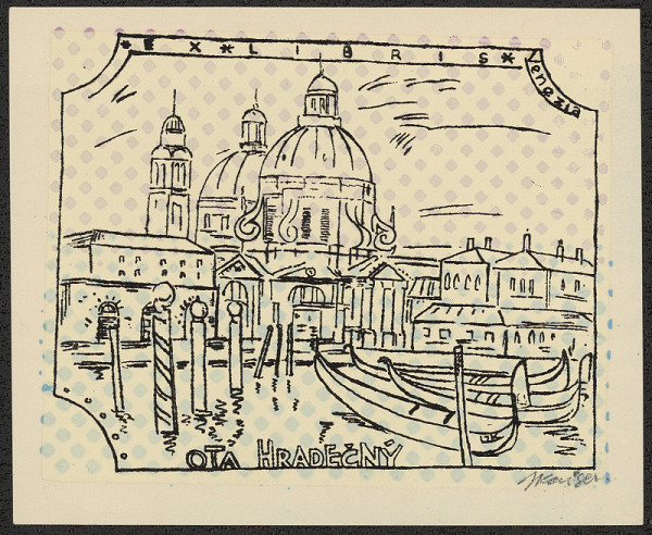 Jaroslav Kaiser – Exlibris Ota Hradečný 