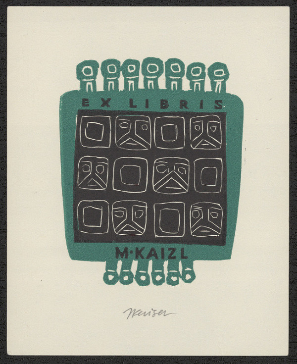 Jaroslav Kaiser – Exlibris M. Kaizl 