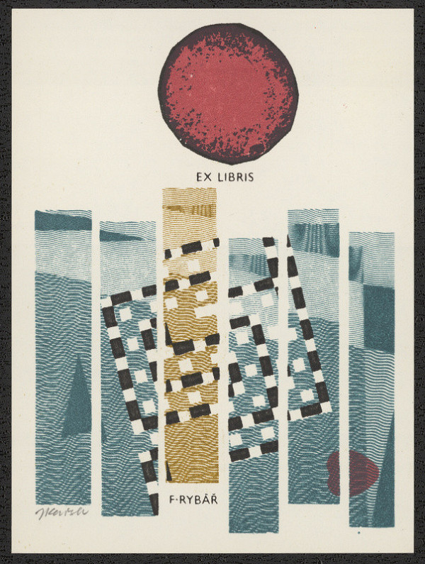Jaroslav Kaiser – Exlibris F. Rybář 