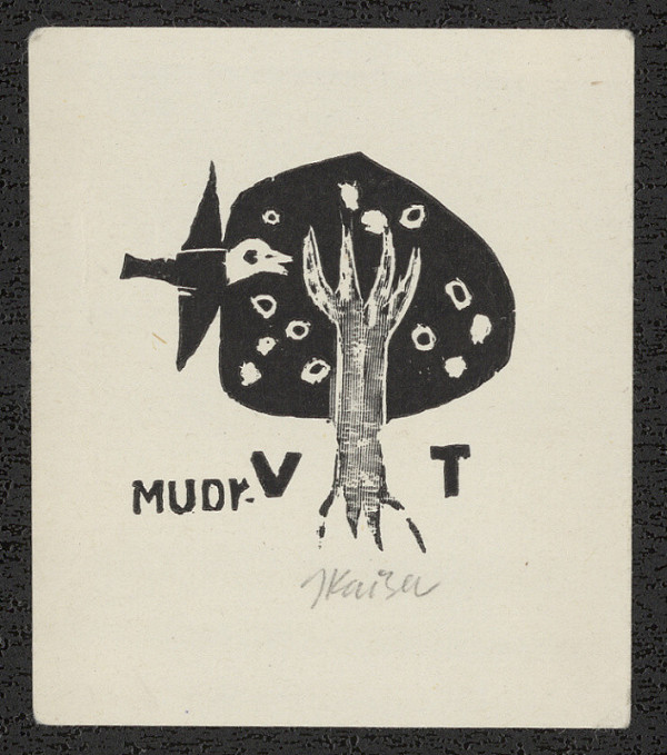 Jaroslav Kaiser – Exlibris MUDr. VT 