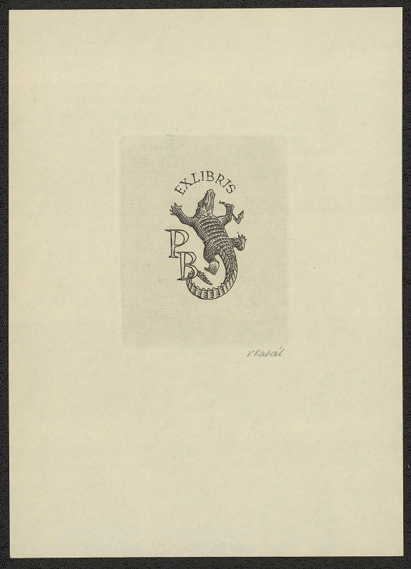 Václav Kabát – Exlibris PB 