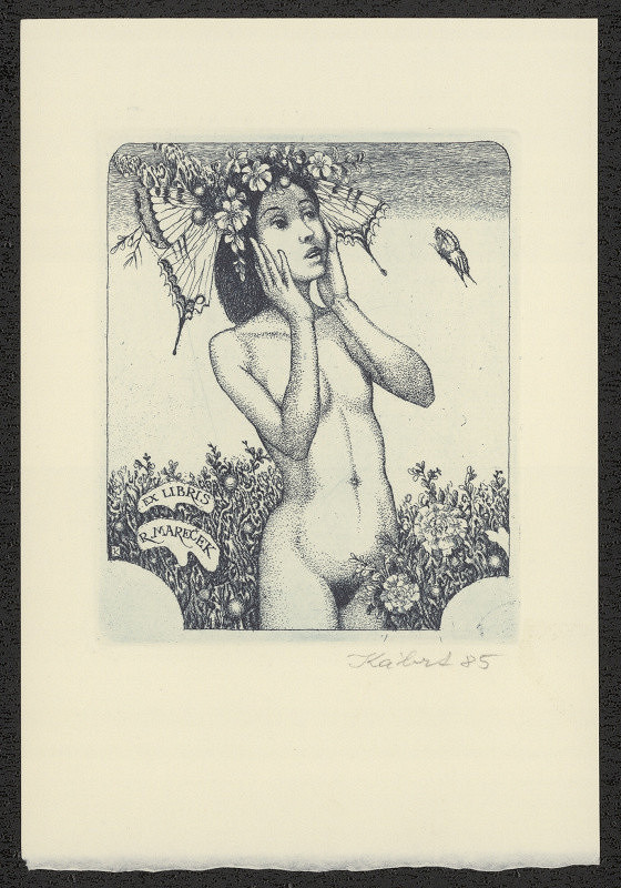 Josef Kábrt – Exlibris R. Mareček 