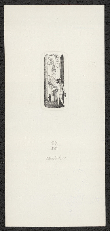 Vlastimil Kačírek – Exlibris Mirko Kaizl 