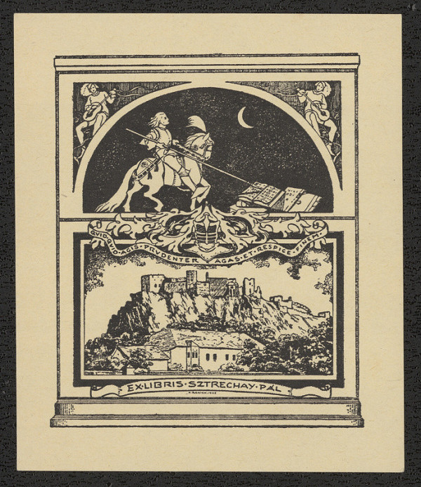 Aurel Kajlich – Ex Libris Sztrechay Pál 