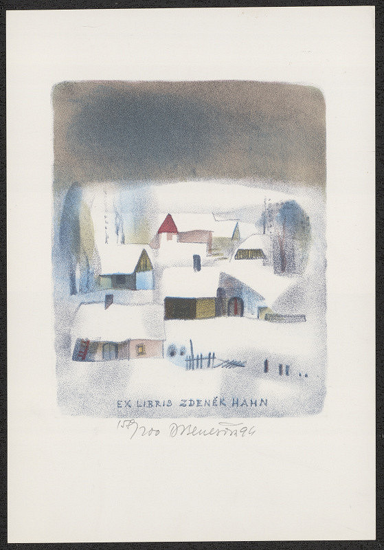 Daniela Benešová – Exlibris Zdeněk Hahn 