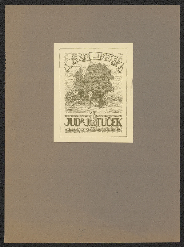 Alois Kalvoda – Exlibris JUDr. J. Tuček 