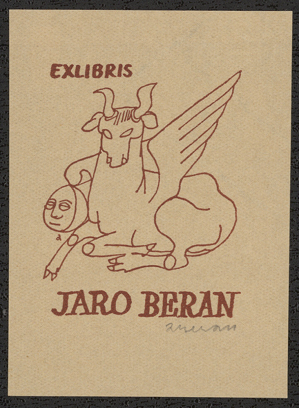 Aljo (Alois) Beran – Exlibris Jaro Beran 
