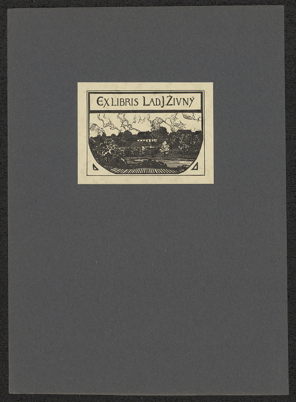 František Kaván – Exlibris Lad. J. Živný 