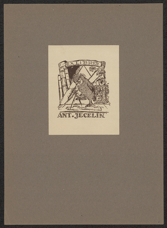 Kafka (?) – Exlibris Ant. Jecelín 