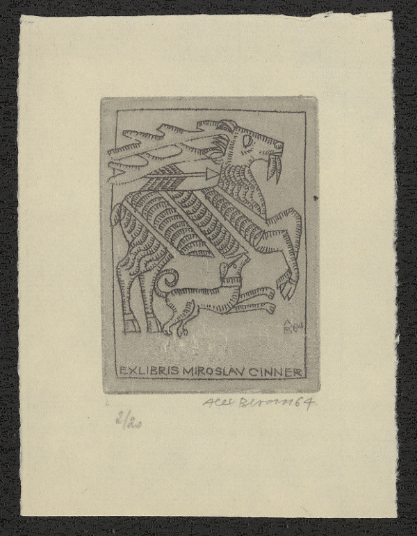 Alex Beran – Exlibris Miroslav Cinner 
