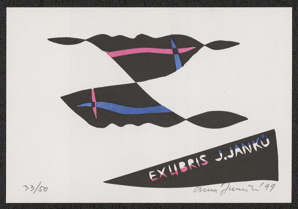 Arna (Arnoštka) Juračková – Exlibris J. Janků 