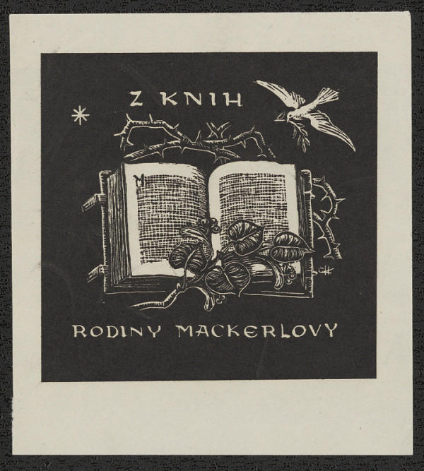 Antonín Kameník – Exlibris Rodiny Mackerlovy 