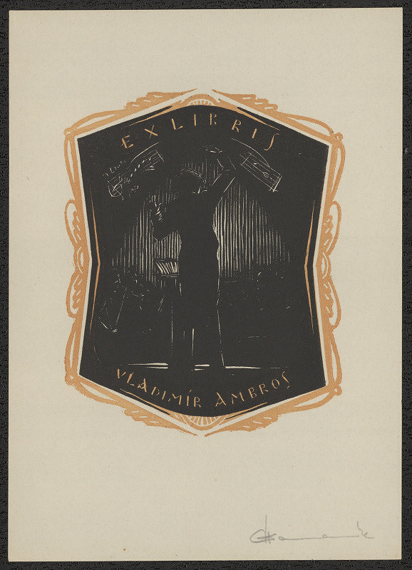Antonín Kameník – Exlibris Dr. Vladimír Ambros 