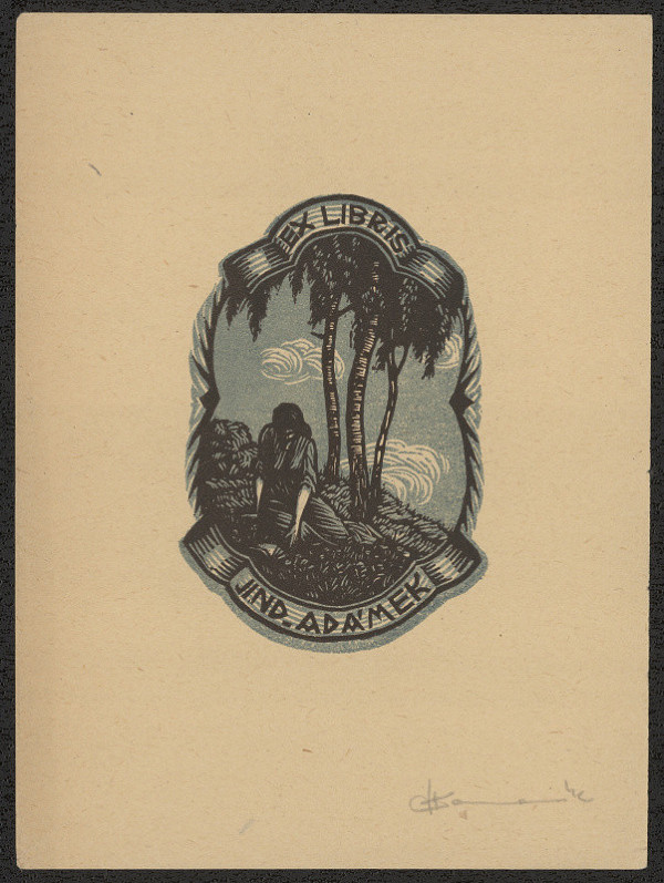 Antonín Kameník – Exlibris Jind. Adámek 