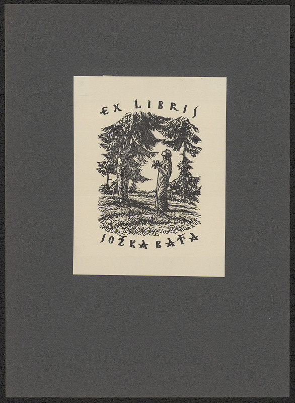 Antonín Kameník – Exlibris Jožka Baťa 