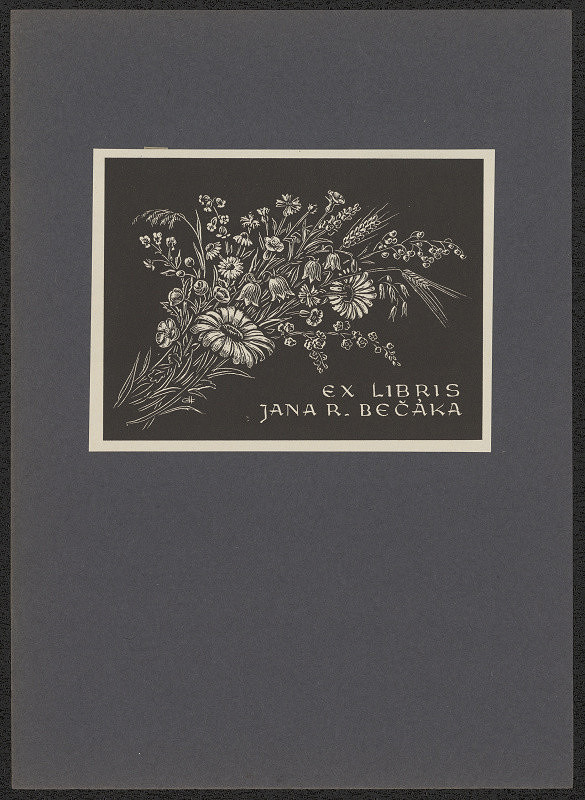 Antonín Kameník – Exlibris Jana R. Bečáka 