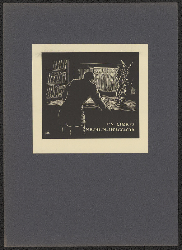 Antonín Kameník – Exlibris MR.PH.M.Helceleta 