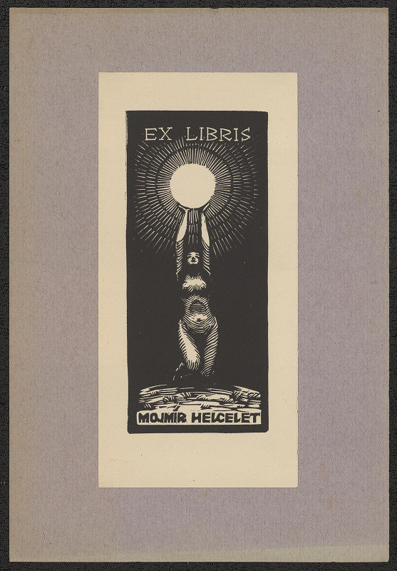Antonín Kameník – Exlibris Mojmír Helcelet 