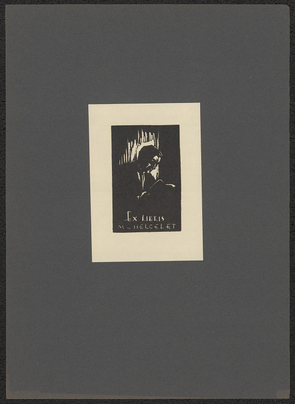 Antonín Kameník – Exlibris M. Helcelet 