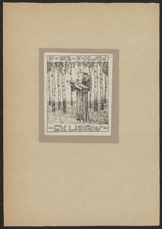 Antonín Kameník – Exlibris P.Fr. Polák 