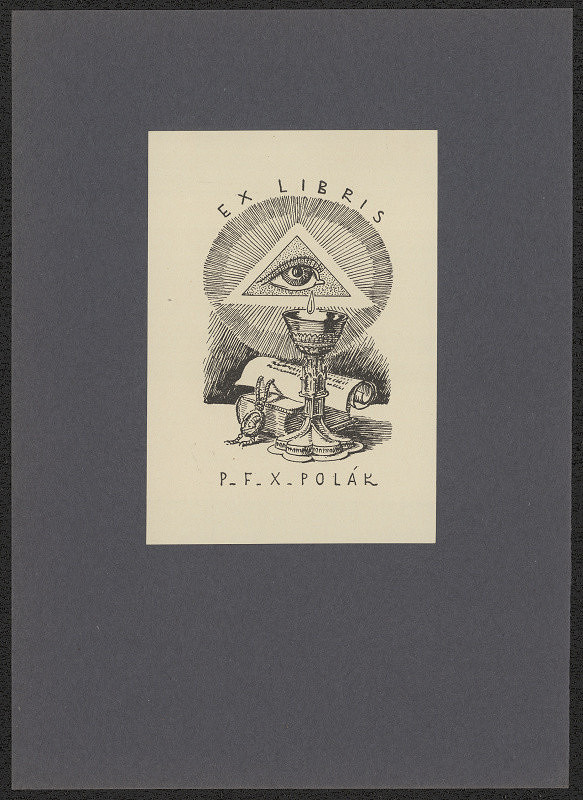 Antonín Kameník – Ex libris P.F.X. Polák 