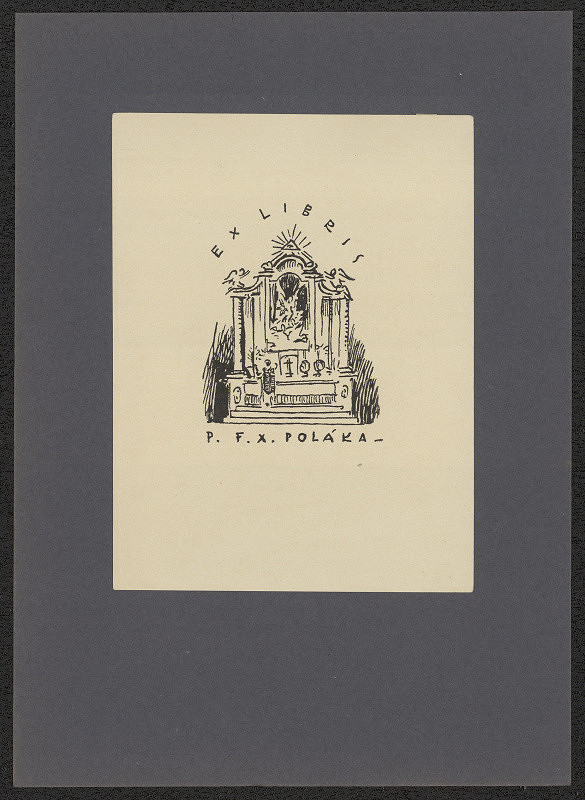 Antonín Kameník – Ex libris P.F.X. Polák 