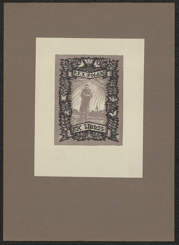 Antonín Kameník – Ex libris P.F.X. Polák 