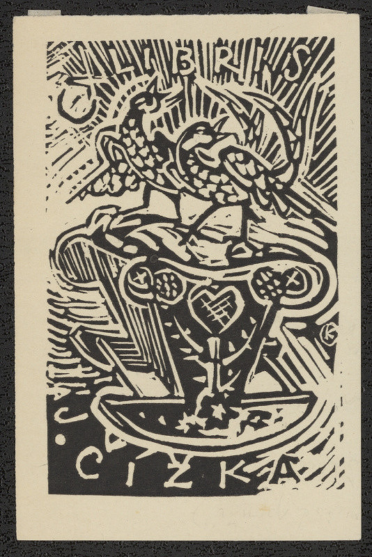 Oldřich Karel – Ex Libris J. Čížka 