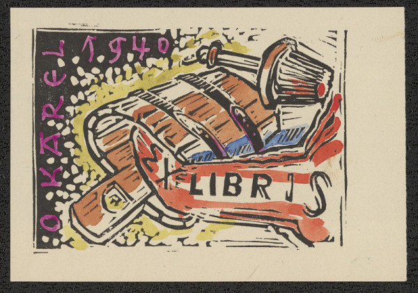 Oldřich Karel – Ex Libris O. Karel 1940 